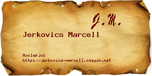 Jerkovics Marcell névjegykártya
